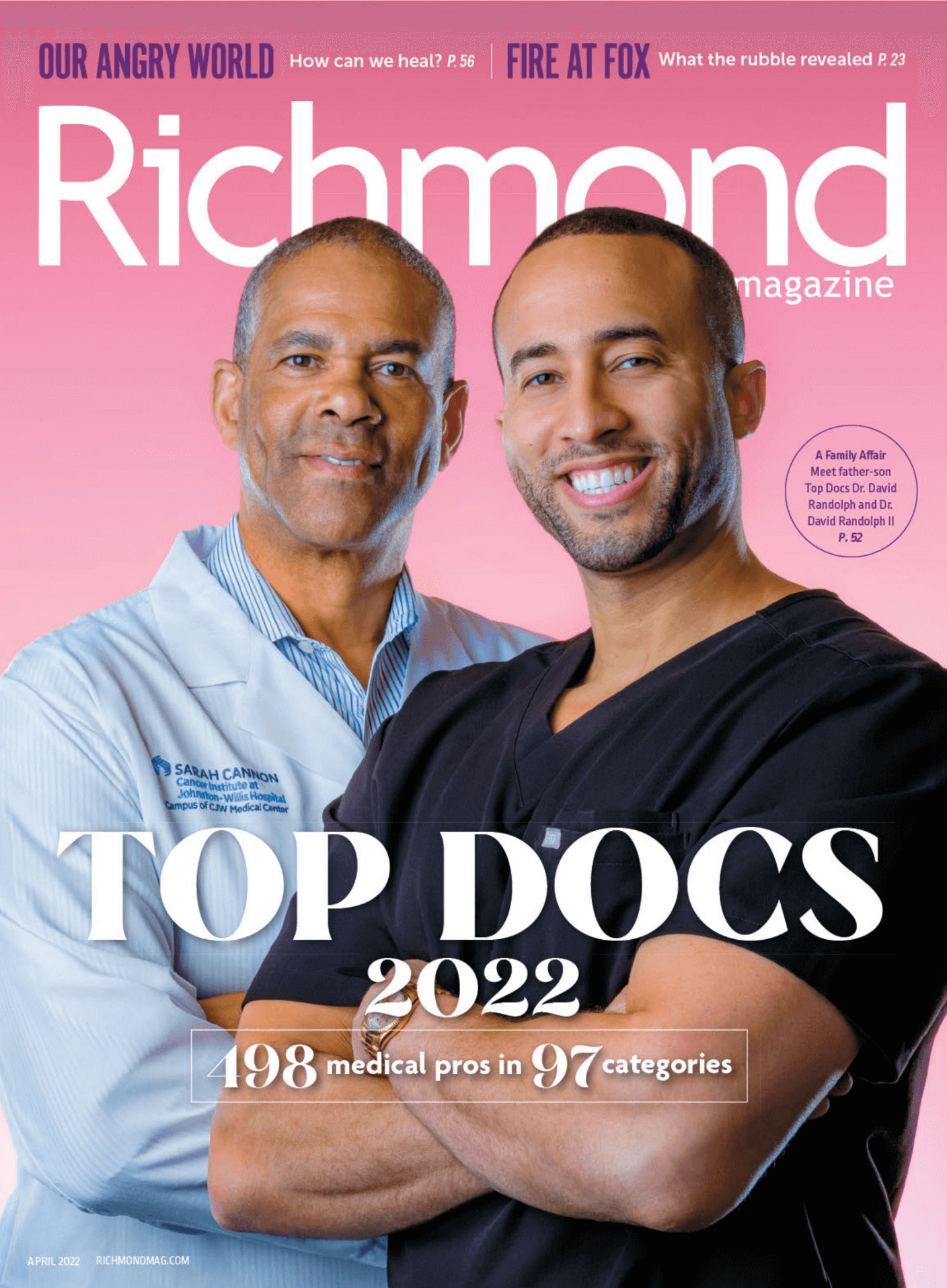 Richmond Magazine Top Docs 2022 Vascular Surgery Associates
